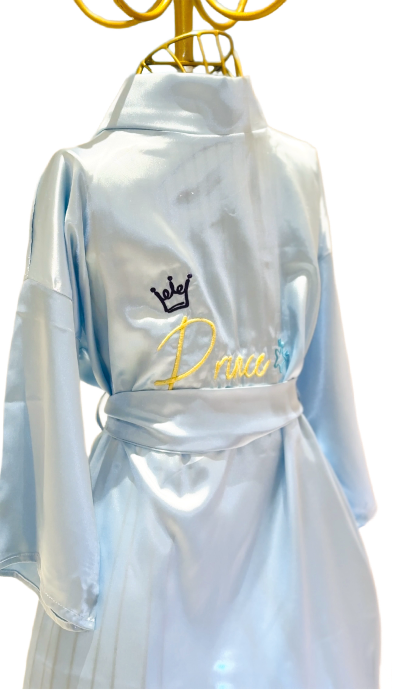 روب الأمير السماوي للأولاد – Prince Blue Robe 👑